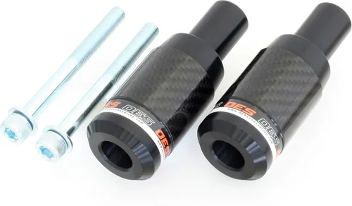 Vista 2 de OES Accessories Deslizadores de marco de carbono de marca compatibles con Kawasaki Z900 2017-2025 (azul)