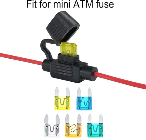 Vista 4 de VANTRONIK Mini portafusibles en línea impermeable calibre 20 12 pulgadas