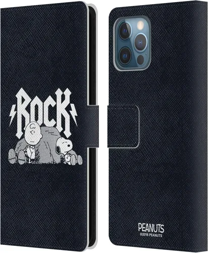 Vista 168 de Head Case Designs Funda de piel con licencia oficial de Peanuts Charlie Brown Good Grief Rock Tees compatible con Apple iPhone 11 Charlie Brown Buen