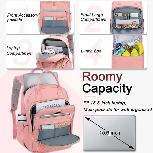 Vista 7 de Weitars Bolsa de almuerzo y lonchera mochila 2 PCS