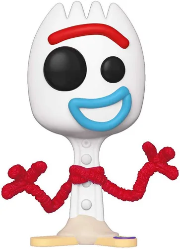 Vista 5 de Disney Pixar: Toy Story 4 - Forky Funko Pop! Figura de vinilo (incluye funda protectora compatible con Pop Box)