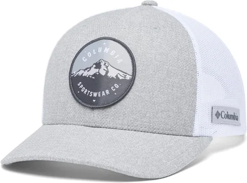 Vista 124 de Columbia Gorra de bola de malla Bandera antigua de malva/blanco/pescado