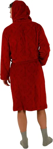 Vista 5 de Bata de Hogwarts de Harry Potter con capucha para hombre, comodidad y estilo mágicos