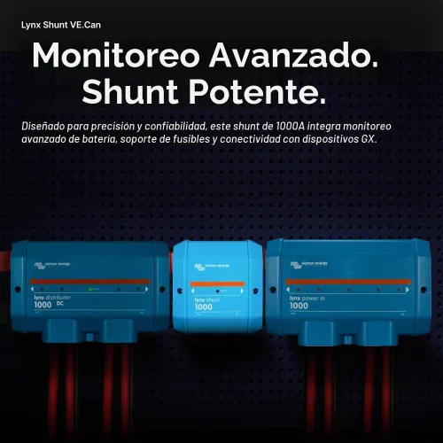 Vista 2 de Victron Energy Lynx Shunt IP22 VE.Can 1000 amp (M8)