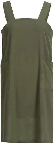 Vista 4 de Delantal japonés de algodón con bolsillos, delantales de talla extragrande para mujer