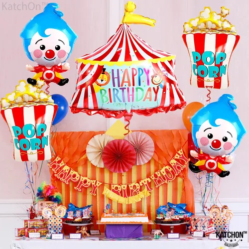 Vista 8 de Juego de globos gigantes de carnaval y globos de león, paquete de 8, globos de carnaval para decoraciones de fiestas temáticas de carnaval, globos