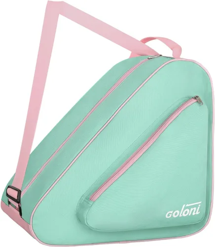 Vista 7 de Goloni Bolsa de patinaje para patines de hielo, patines en línea, patines y cuádruples, bolsa de equipo de patinaje unisex para adultos