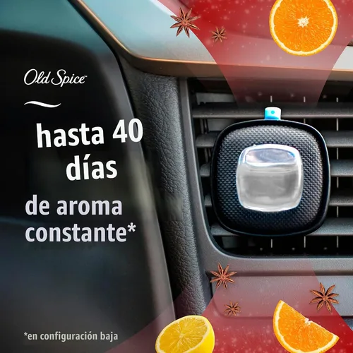 Vista 4 de Febreze Old Spice - Clip de ventilación aromatizante para automóvil, 0.07 onzas, paquete de 4