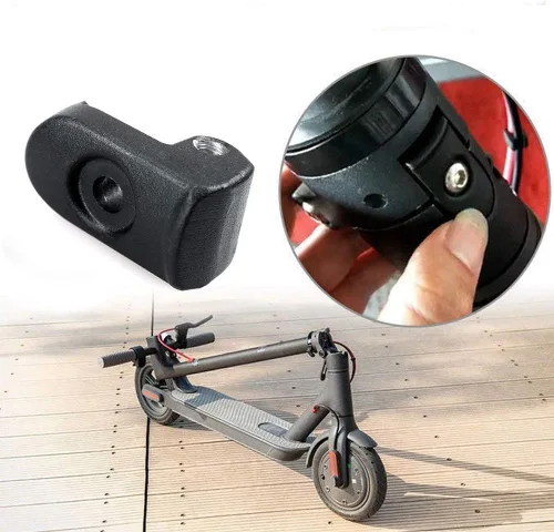 Vista 2 de Reemplazo de gancho plegable delantero de aleación para Xiaomi Mijia M365 Scooter eléctrico Hebilla de goma de amortiguación para E-Scooter