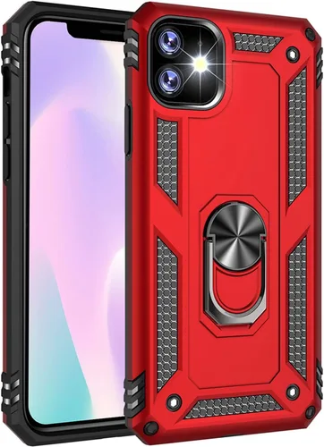Vista 33 de Korecase Funda para iPhone 17 Pro con soporte de anillo, grado militar, resistente, a prueba de golpes, protección de cuerpo completo para Apple