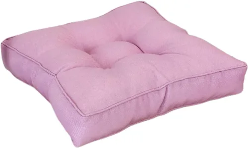 Vista 14 de Cojín cuadrado sólido de 16 pulgadas para silla, estilo tatami, cojín antideslizante y grueso, tapete suave para silla de oficina, cocina, comedor