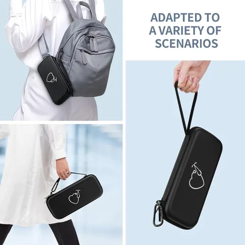 Vista 5 de Funda para estetoscopio Littmann Classic III, Lightweight II S.E de 3M, Acoustica Deluxe de MDF, espacio para accesorios de enfermera y equipo Negro