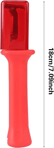 Vista 2 de Cuchillo pelacables Cuchillo Rojo Acero Inoxidable Pp 1 Pc Cable de Aislamiento Eléctrico Cortador Cortador de Mango Aislado Herramienta Con Rojo