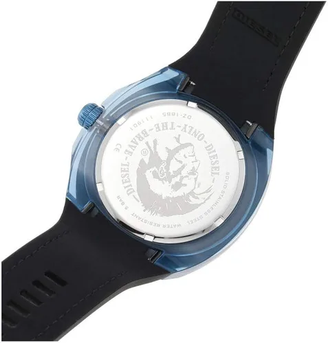 Vista 4 de Diesel Stigg DZ1885 - Reloj de acero inoxidable y nailon multicolor para hombre Movimiento de cuarzo