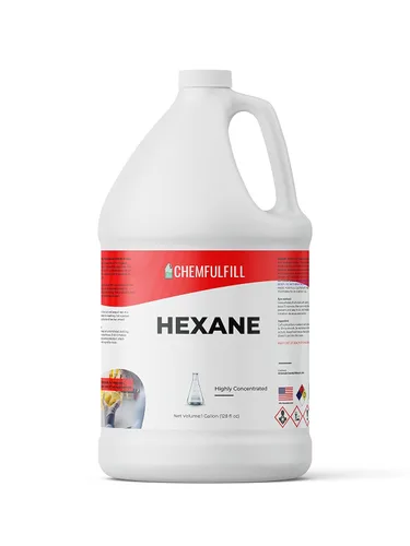 Vista 3 de Chemfulfill - Hexano de pureza extremadamente alta (N-hexano) (5 galones (640 fl oz))