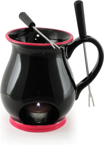 Vista 9 de Swissmar F12064 Juego de tazas de fondue de chocolate nostalgia de 4 piezas
