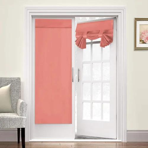 Vista 24 de Turquoize Cortinas Opacas con Aislamiento Térmico Paneles de Tratamiento de Ventanas con Bolsillo para Barra Paneles de Ventana para Ventanas