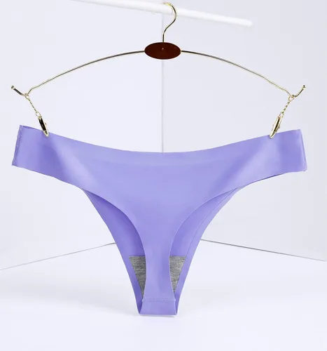 Vista 2 de CRISAN Tangas sin costuras para mujer, ropa interior de nailon para mujer, paquete de 6