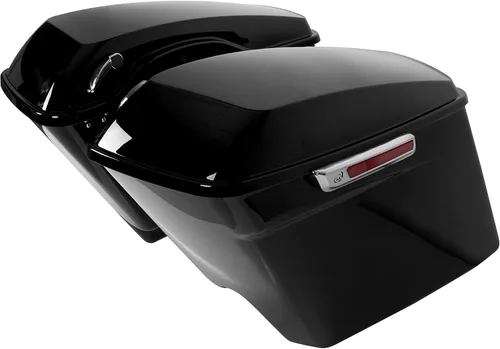 Vista 9 de ECOTRIC - Alforjas rígidas extendidas de 5 pulgadas para maletero, compatibles con todos los modelos Harley Davidson Road King Glide Softail Touring