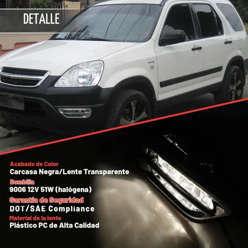 Vista 3 de Luces antiniebla para 2002 2003 2004 Honda CR-V, juegos de lámparas con kit de cableado, 1 par