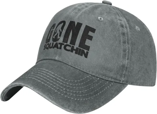 Vista 2 de Gone Squatchin - Gorra de béisbol unisex clásica vintage para hombre y mujer