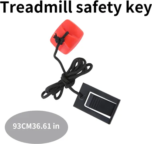 Vista 4 de Cinta de correr universal con bloqueo magnético para parada de emergencia, accesorios adecuados para la mayoría de las cintas de correr