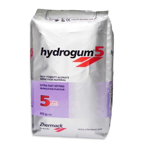 Vista 2 de ZHERMACK Hydrogum 5 - Alginato extra rápido #C302070, bolsa de 1 libra (1)