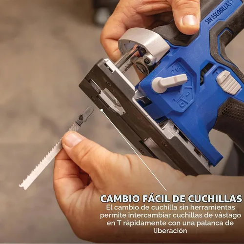 Vista 6 de Kreg Sierra Caladora de Agarre de Barril con Impulso Iónico de 20V - Inalámbrica, Compacta y Ergonómica - Corte de Precisión - Velocidad Variable
