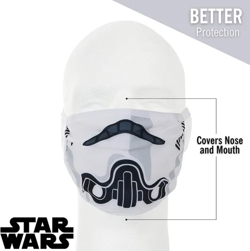 Vista 3 de Storm Trooper - Máscara facial para adultos