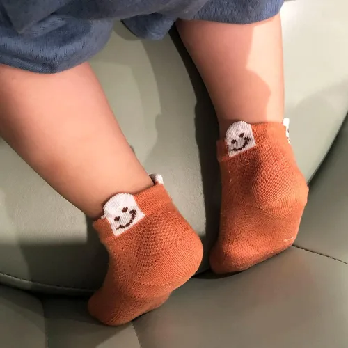 Vista 2 de Baby Socks 5-Pack Fit Flex Zones Cotton Stretch Socks Breathable Socks - Unisex Girls Boys