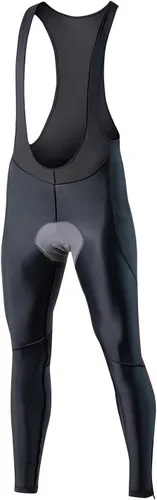 Vista 7 de Santic Mallas de ciclismo con peto para hombre, acolchadas, largas acolchadas con bolsillo