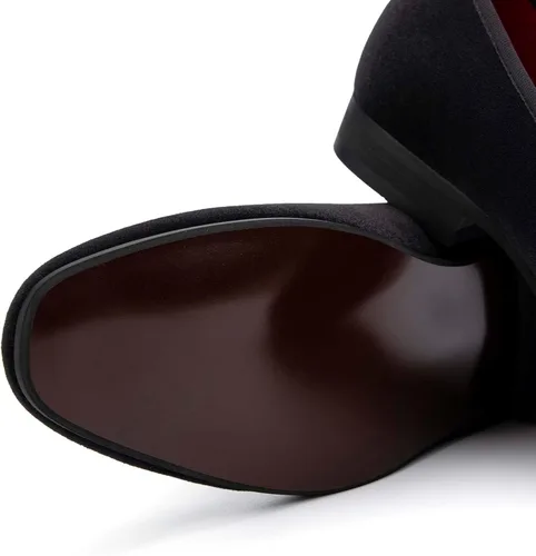 Vista 4 de Meijiana Mocasines para hombre, zapatos de vestir de boda, mocasines sin cordones para hombre, zapatos de traje de esmoquin