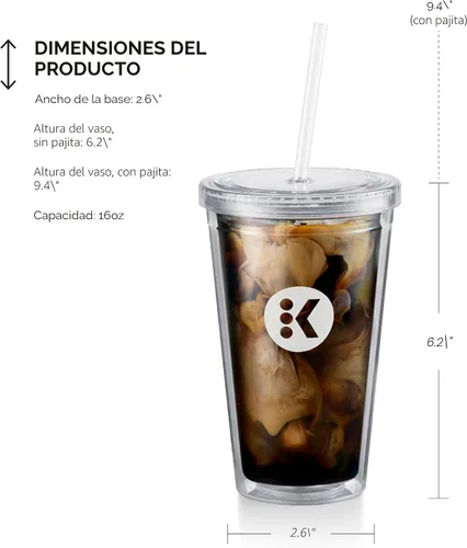 Vista 3 de Keurig Vaso para bebidas heladas, capacidad de 16 onzas