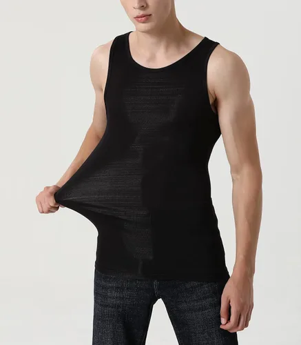Vista 4 de Comfneat Camisetas deportivas de viscosa para hombre, paquete de 4