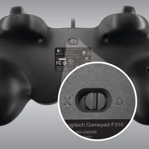 Vista 7 de Logitech G Extreme 3D Pro Joystick para Windows NegroPlateado y F310 Consola de control de gamepad con cable como diseño de 4 interruptores D-Pad