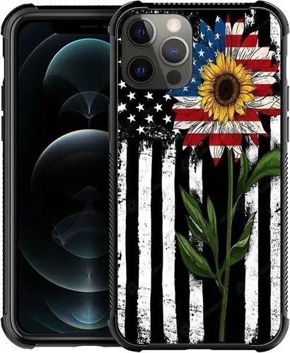 Vista 30 de Funda compatible con iPhone X/XS, diseño de bandera estadounidense de béisbol, TPU suave, a prueba de golpes, de vidrio templado, para iPhone X/XS