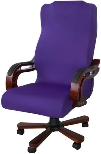 Vista 13 de ELEOPTION Funda de asiento para silla de oficina, respaldo alto, tamaño grande, funda universal para silla de computadora, silla ejecutiva, silla