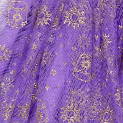 Vista 7 de Disney Princess Moana Frozen - Conjunto de 3 piezas con falda de malla de tul y coletero, para niñas pequeñas a niños grandes