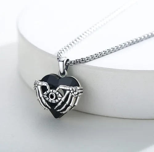Vista 2 de MEDWISE Heart Necklace for Women 925 Sterling Silver Heart Necklace Jewelry Gifts for Women Wife