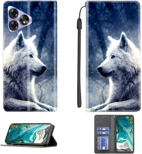 Vista 163 de Aroepurt Funda para UMIDIGI G1 Plus compatible con UMIDIGI G1 Plus Funda para teléfono Funda de piel sintética con función atril magnética CPT15