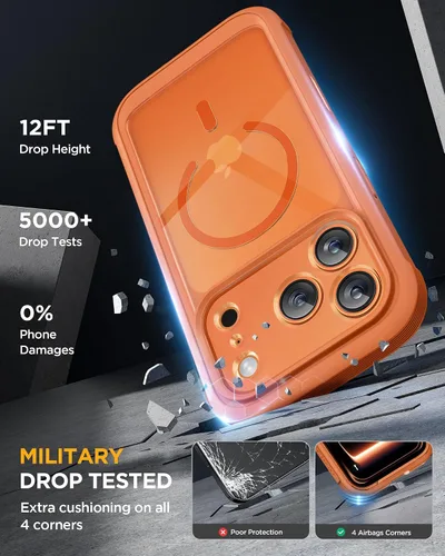 Vista 565 de Miracase Serie de vidrio para iPhone 11 de 6.1 pulgadas, funda protectora de cuerpo completo resistente mejorada con protector de pantalla de vidrio