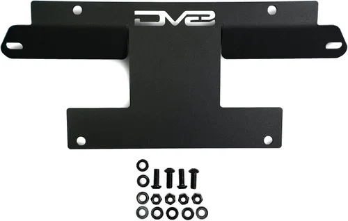 Vista 9 de Soporte de placa frontal DV8 para Ford Bronco 2021-2026 sin montaje de taladro Plate Mount for OEM Modular Steel Bumper, Relocation Holder Kit