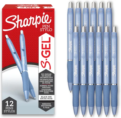 Vista 10 de Sharpie Bolígrafos de gel S-Gel, punta media, barril de rubor intenso Blush Bold