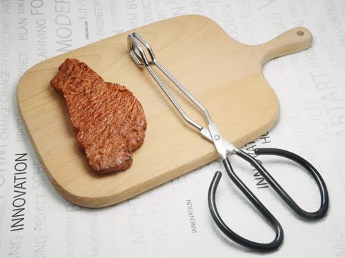 Vista 4 de HINMAY Pinzas de tijera de cocina de acero inoxidable de 10 pulgadas, juego de 2