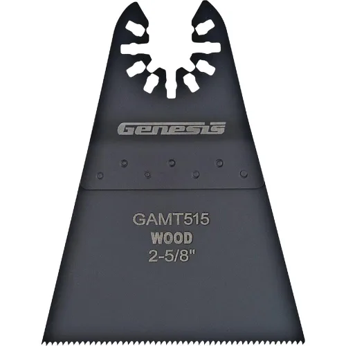 Vista 13 de Genesis GAMT521 Universal Quick-Fit 1 3/8" Bi-Metal Flush Oscilante Multiherramienta Cuchilla de corte rápido de liberación rápida