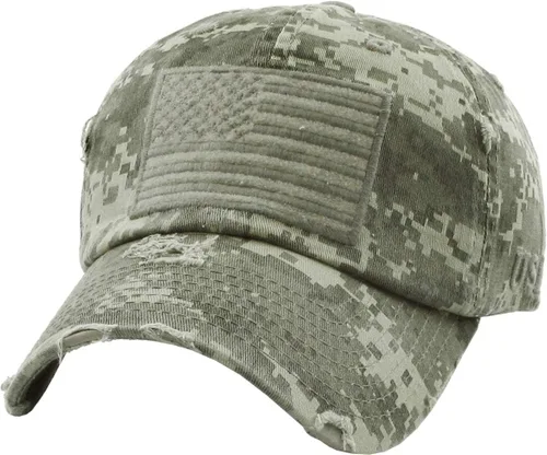 Vista 199 de KBETHOS Tactical Operator Collection USA Fishing Mesh Ballcap Flag Patch America Outdoors Trucker Baseball Cap