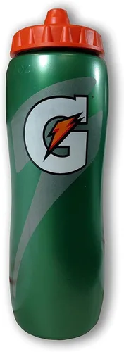 Vista 2 de Gatorade - Botella para agua de 32 onzas estilo contorno para apretar. Paquete con 3