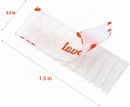 Vista 3 de EZ Pass/IPass/IZoom Toll Tag Fastlane Mounting Kit -(2 Sets) Reclosable Fastener Peel and Stick Adhesive Dual Lock Tape Strips
