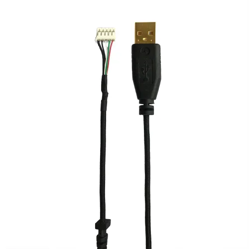 Vista 6 de HUYUN Cable de ratón USB y patines de repuesto para Razer DeathAdder 1800DPI 3.5G 2013 Chroma Overwatch Mouse