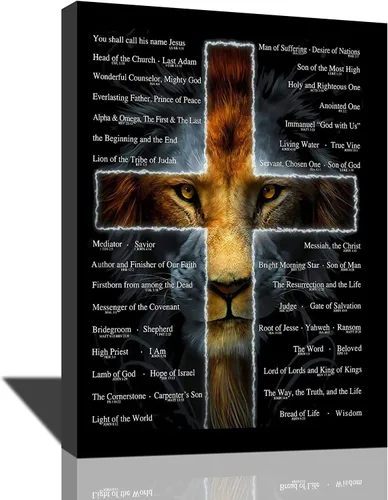 Vista 12 de Arte de pared de 10 mandamientos, impresiones en lienzo de diez mandamientos, póster de versículos de la Biblia, regalos religiosos cristianos